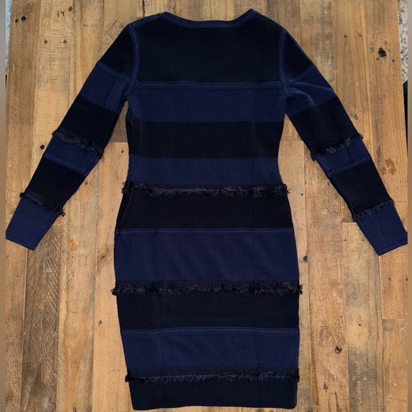 REISS Bridey Long Sleeve Knitted Midi Dress Wedding Guest Travel Cocktail City - Picture 7 of 8